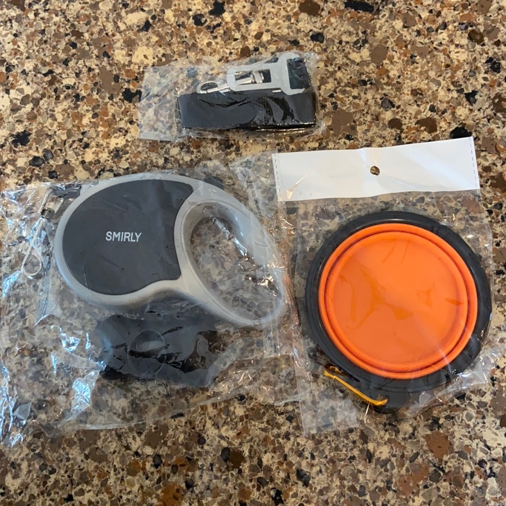 Lot of dog supplies